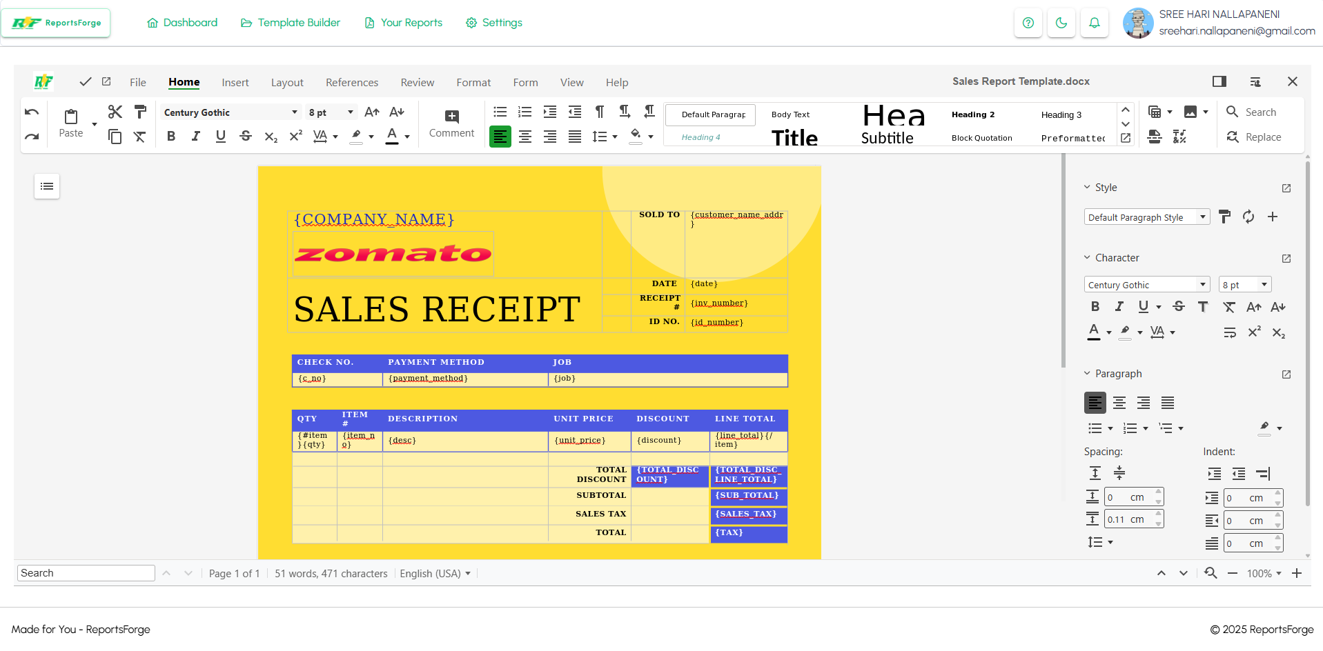 ReportsForge